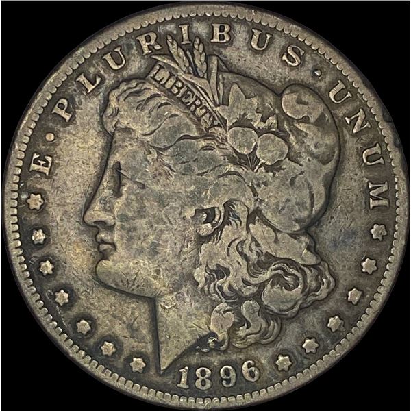 1896-S Silver Morgan Dollar LIGHTLY CIRCULATED