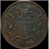 Image 1 : 1865 Two-Cent Piece NEARLY UNCIRCULATED