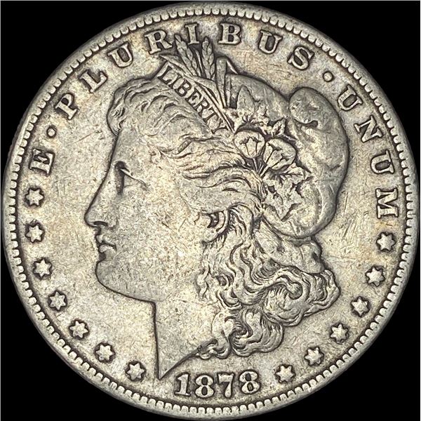 1878-S Silver Morgan Dollar NEARLY UNCIRCULATED