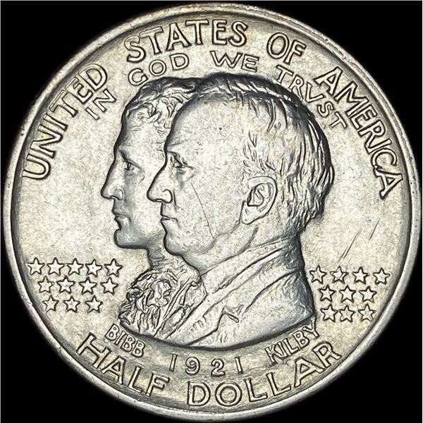 1921 Silver Half Dollar Alabama Centennial CLOSELY UNCIRCULATED