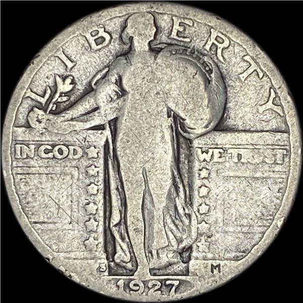1927-S Silver Standing Liberty Quarter NICELY CIRCULATED