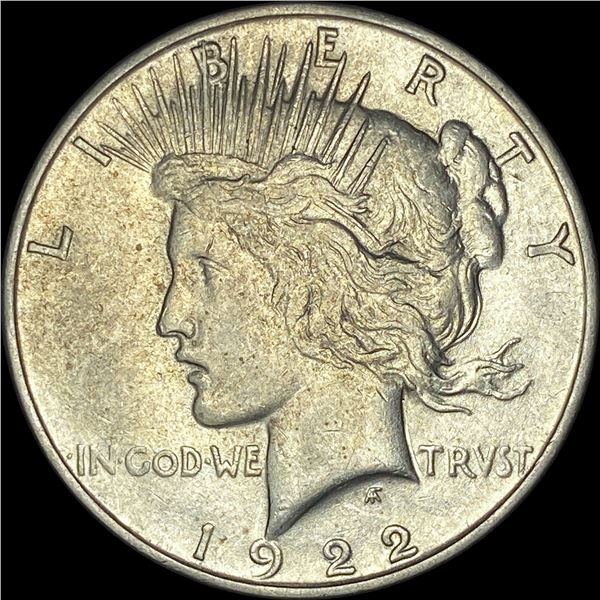 1922 Silver Peace Dollar CLOSELY UNCIRCULATED