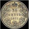 Image 2 : 1871 Canada Silver 25 Cents CLOSELY UNCIRCULATED