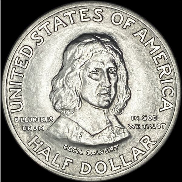 1934 Silver Half Dollar Maryland Tercentenary CHOICE BU