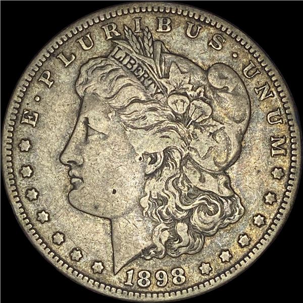 1898-S Silver Morgan Dollar LIGHTLY CIRCULATED