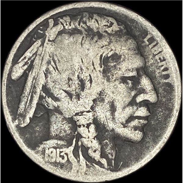1913-S Type 2 Buffalo Nickel NICELY CIRCULATED