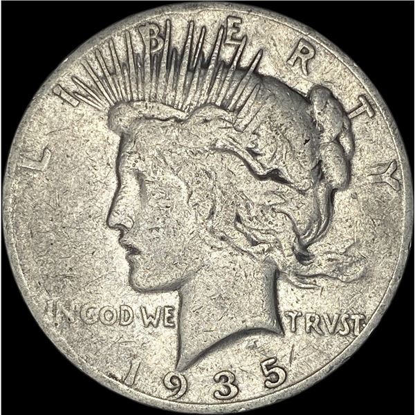1935 Silver Peace Dollar NICELY CIRCULATED