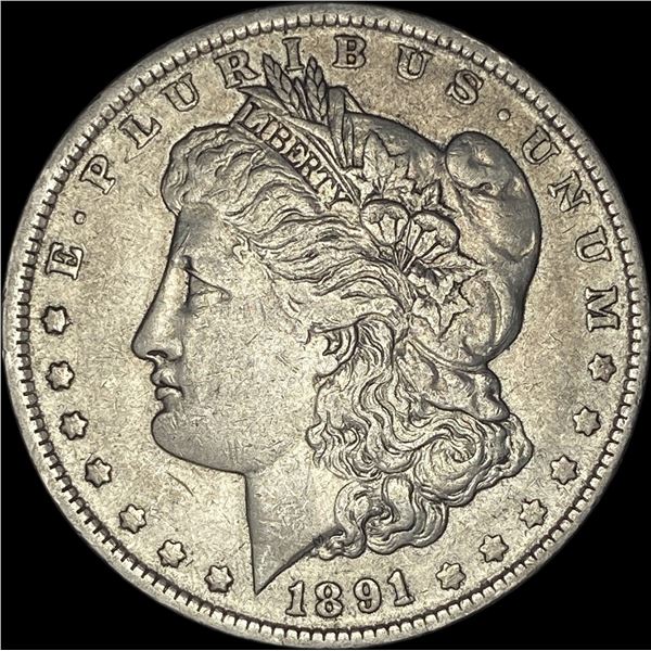 1891-O Silver Morgan Dollar NEARLY UNCIRCULATED