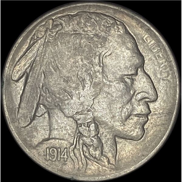 1914-S Nickel Five Cents (Buffalo) CLOSELY UNCIRCULATED