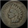 Image 1 : 1866 Indian Head Cent NICELY CIRCULATED