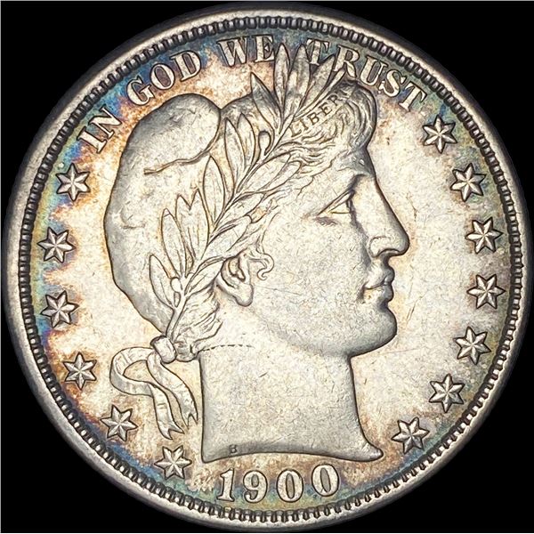 1900 Barber Half Dollar CHOICE AU