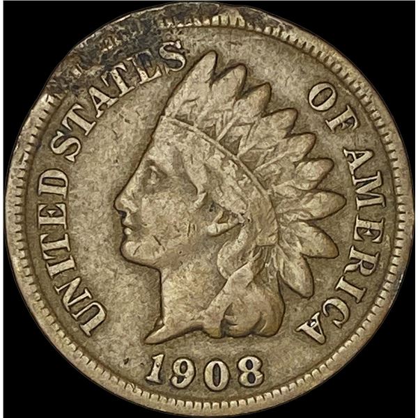 1908-S Indian Head Cent LIGHTLY CIRCULATED