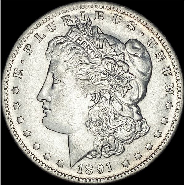 1891 Morgan Silver Dollar CLOSELY UNCIRCULATED