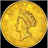 Image 1 : 1855 Gold $1 Indian Princess Head Type 2 CLOSELY UNCIRCULATED