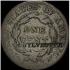 Image 2 : 1824 Large Cent Coronet Head Counterstamped. HIGH GRADE
