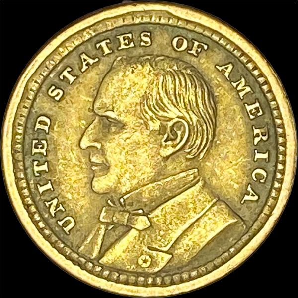 1903 Gold $1 Louisiana Purchase Expo McKinley NEARLY UNCIRCULATED