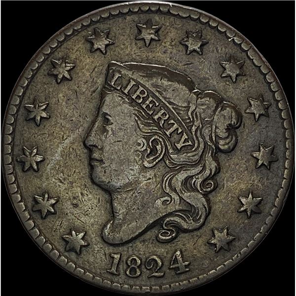 1824 Large Cent LIGHTLY CIRCULATED