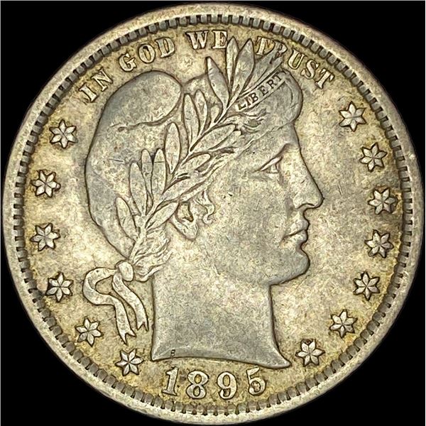 1895 Silver Barber Quarter CLOSELY UNCIRCULATED