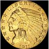 Image 1 : 1911-S Gold $5 Half Eagle CLOSELY UNCIRCULATED