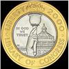 Image 1 : 2000-W Bimetallic $10 Library of Congress SUPERB GEM BU