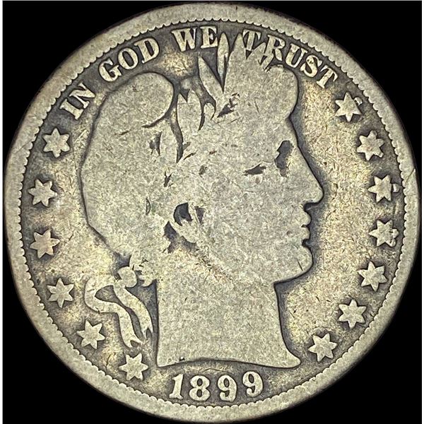 1899-O Silver Barber Half Dollar NICELY CIRCULATED
