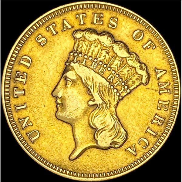 1878 $3 Gold Indian Princess Head HIGH GRADE