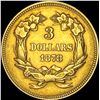 Image 2 : 1878 $3 Gold Indian Princess Head HIGH GRADE