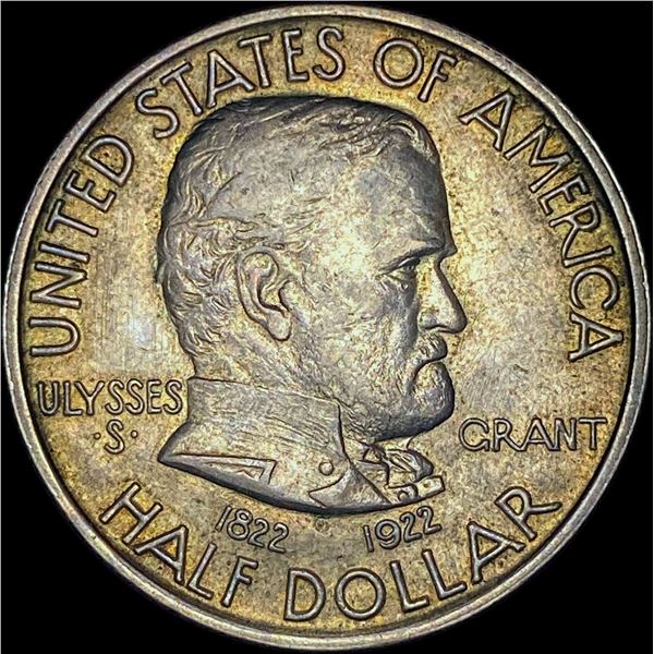 1922 Grant Silver Half Dollar CHOICE AU