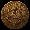 Image 2 : 1865 Copper Two-Cent Piece CLOSELY  UNCIRCULATED