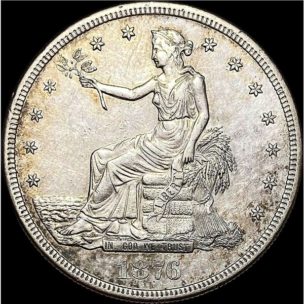 1876-S Silver Trade Dollar CLOSELY  UNCIRCULATED