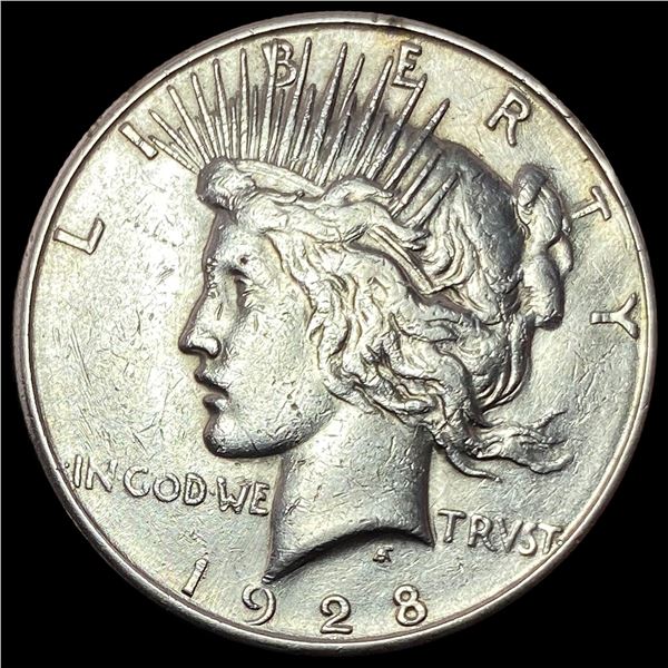1928-S Silver Peace Dollar CLOSELY  UNCIRCULATED