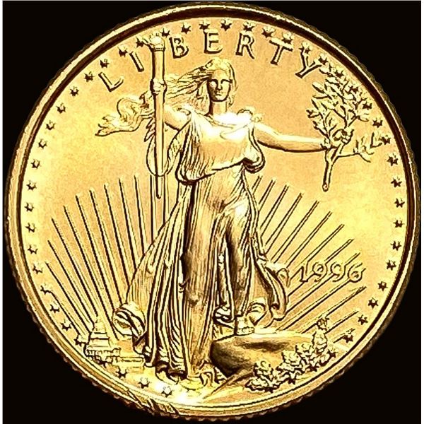 1996 1/10oz $5 Gold Eagle SUPERB GEM BU