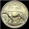 Image 2 : 1927 Silver Battle of Bennington Half Dollar  CHOICE BU