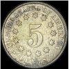 Image 2 : 1870 Shield Nickel  UNCIRCULATED