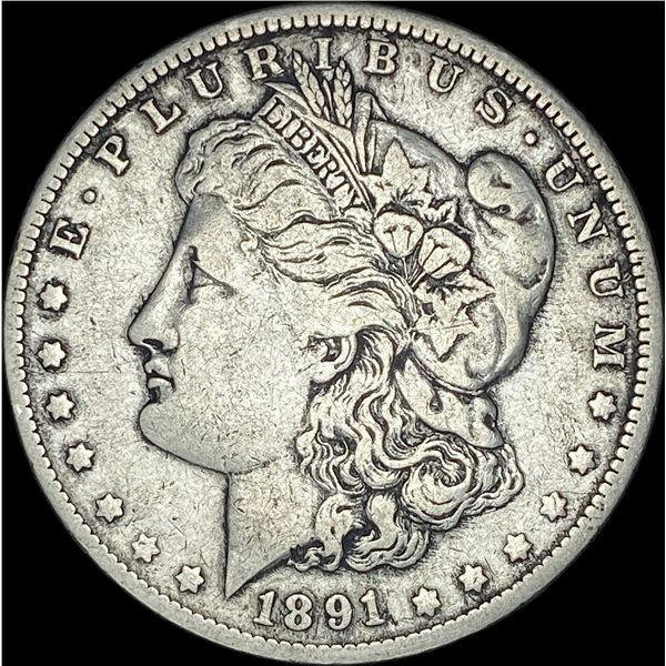 1891-O Silver Morgan Dollar   LIGHTLY  CIRCULATED