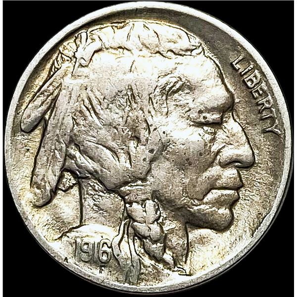 1916-D Buffalo Nickel NEARLY UNCIRCULATED