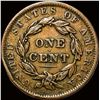 Image 2 : 1837 Coronet Head Large Cent NEARLY  UNCIRCULATED
