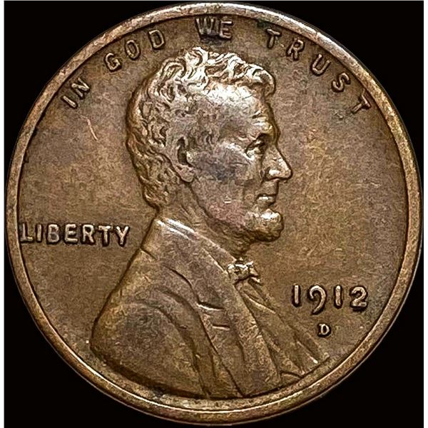 1912-D Lincoln Wheat Cent NEARLY UNCIRCULATED