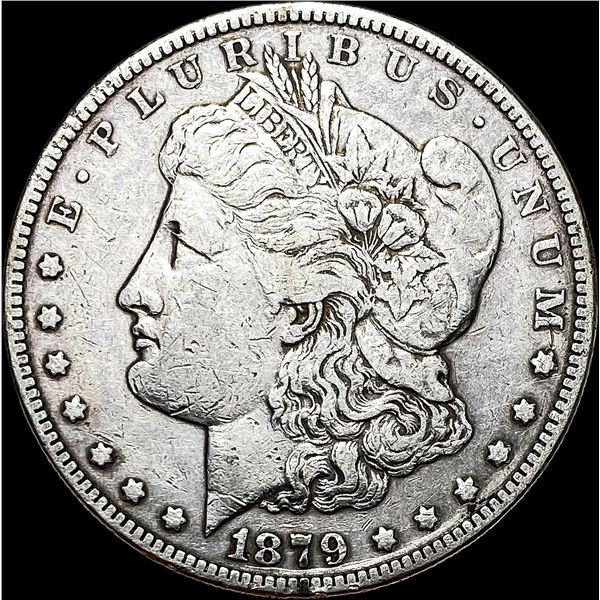 1879-S Rev 78 Morgan Silver Dollar LIGHTLY  CIRCULATED