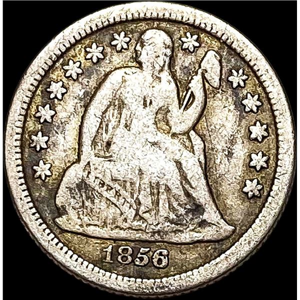 1856-O Silver Seated Liberty Dime NICELY  CIRCULATED