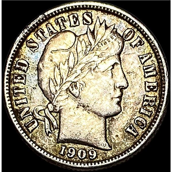 1909-S Silver Barber Dime CLOSELY  UNCIRCULATED