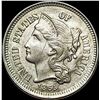 Image 1 : 1865 Nickel Three-Cent Piece UNCIRCULATED