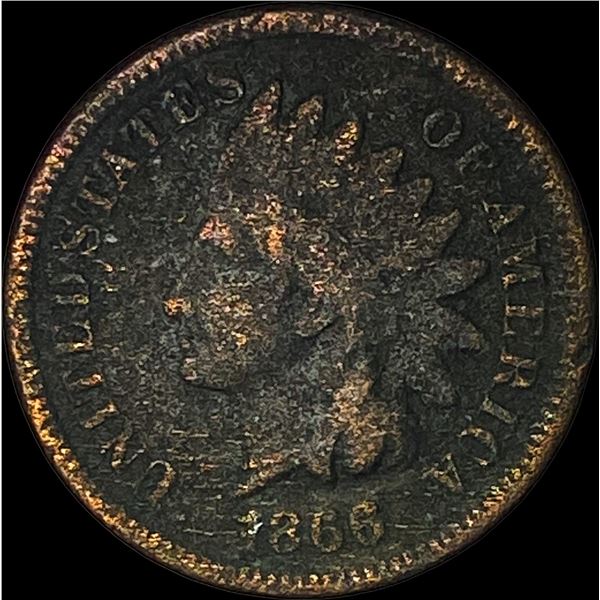 1866 Indian Head Cent   NICELY CIRCULATED