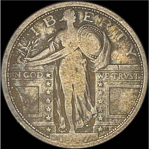 1917 T1Standing Liberty Quarter NICELY  CIRCULATED