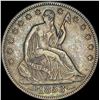 Image 1 : 1853 Arrows Seated Liberty Half Dollar   NEARLY UNCIRCULATED