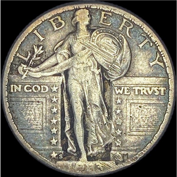 1923-S Silver Standing Liberty Quarter HIGH  GRADE