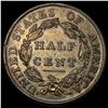 Image 2 : 1809 Copper Half Cent UNCIRCULATED