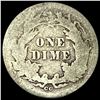 Image 2 : 1877-CC Silver Seated Liberty Dime NICELY  CIRCULATED