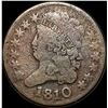 Image 1 : 1810 Classic Head Half Cent NICELY CIRCULATED