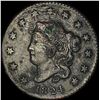 Image 1 : 1824 Coronet Head Large Cent HIGH GRADE